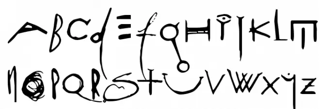 ApocataStasis Schriftart Kleinbuchstaben