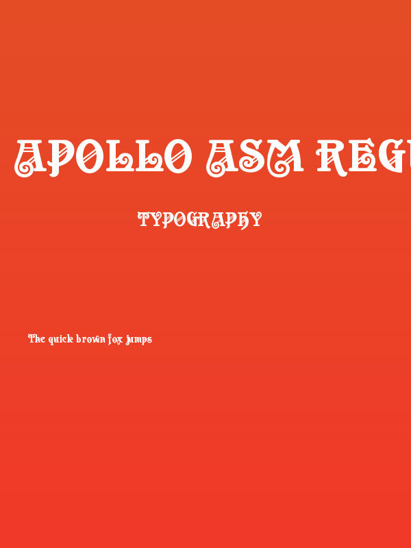Apollo ASM Regular Poster