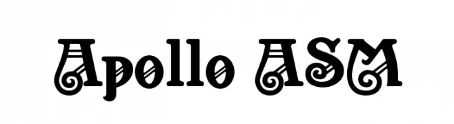 Apollo ASM  免费字体下载