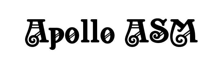 Apollo ASM  Frei Schriftart Herunterladen