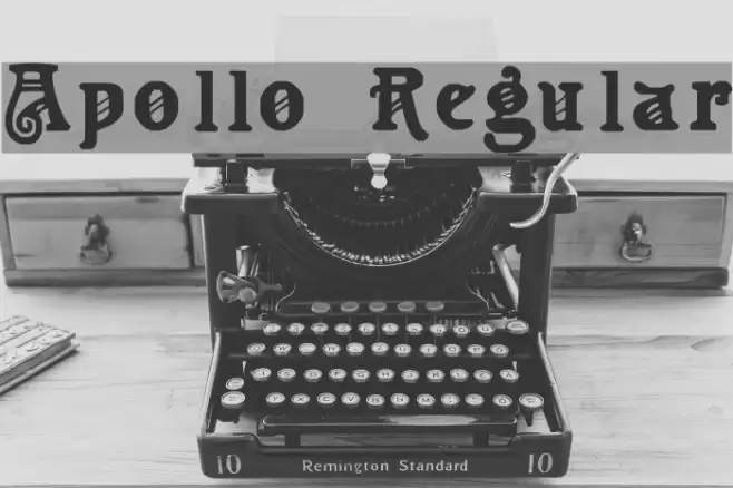 Apollo Regular Font examples