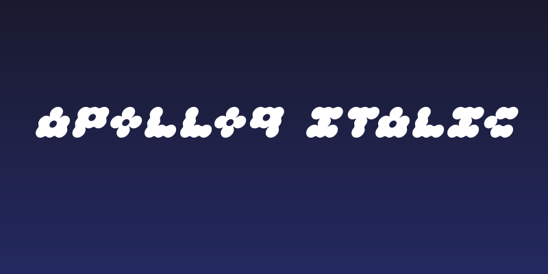 Apollo9 Italic Social Header