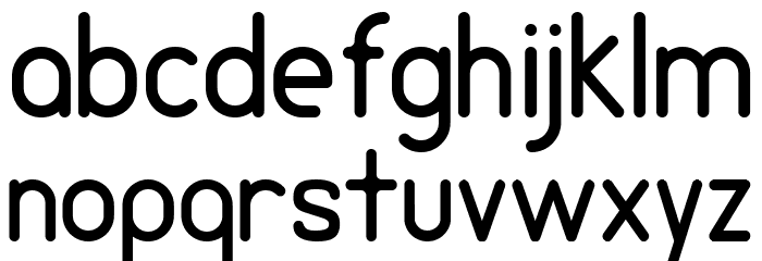 Apollo Font LOWERCASE