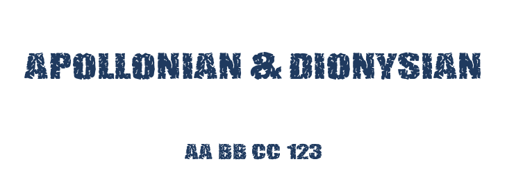 Apollonian & Dionysian Font Preview