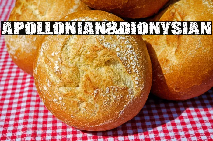 Apollonian & Dionysian Example 1