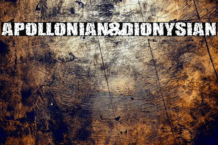 Apollonian & Dionysian Example 3