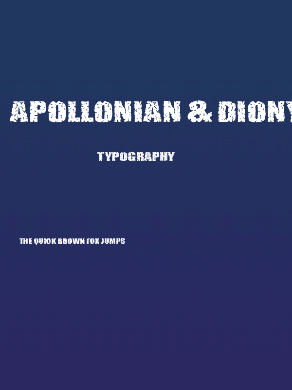 Apollonian & Dionysian Poster