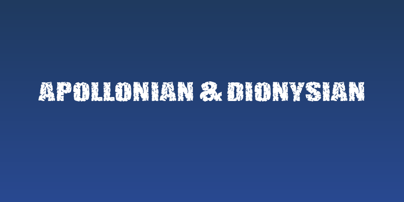 Apollonian & Dionysian Social Header