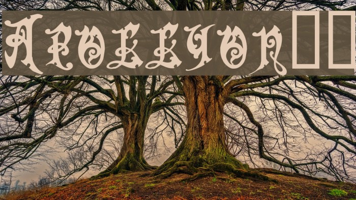 Apollyon!` Font examples