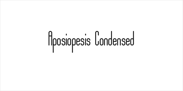 Aposiopesis Condensed Logo