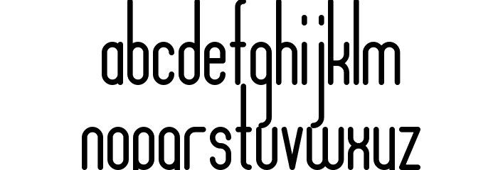 Aposiopesis Condensed Font LOWERCASE