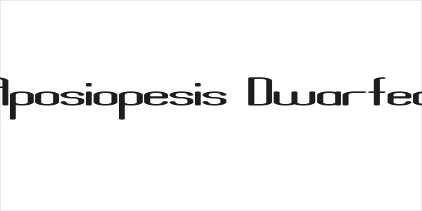 Aposiopesis Dwarfed Logo