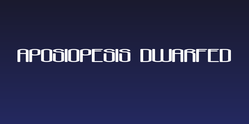 Aposiopesis Dwarfed Social Header