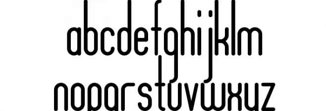 AposiopesisCondensed Font LOWERCASE