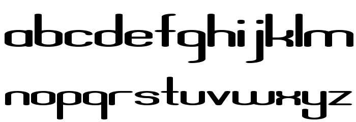 AposiopesisDwarfed Font LOWERCASE