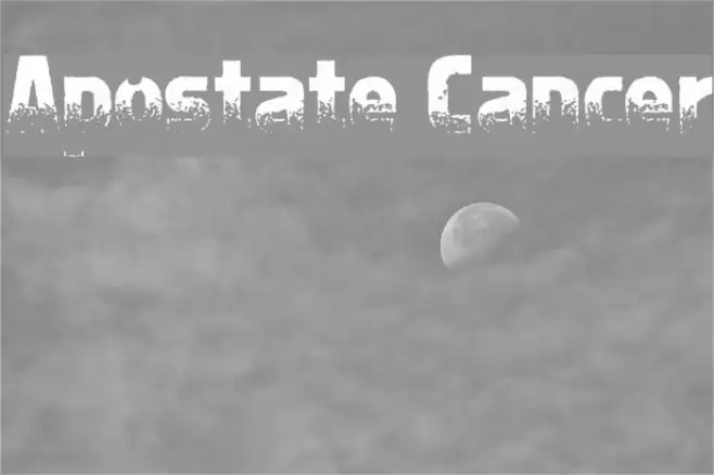 Apostate Cancer Font examples