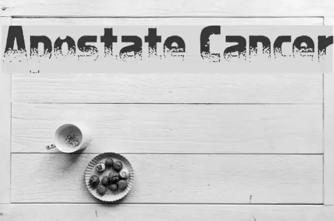 Apostate Cancer Font examples