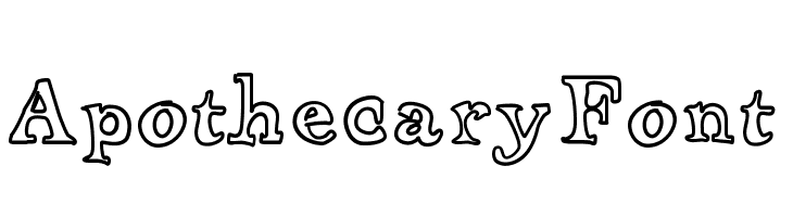 ApothecaryFont Font