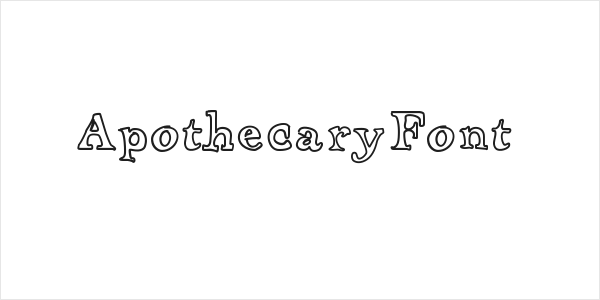 ApothecaryFont Logo