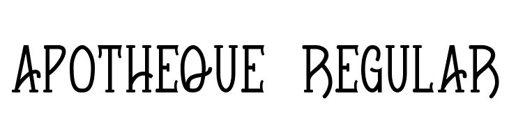 Apotheque Regular  لخطوط تنزيل