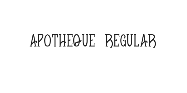 Apotheque Regular Logo