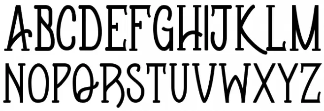 Apotheque Regular Caratteri MINUSCOLO