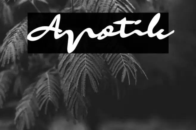 Apotik Font examples