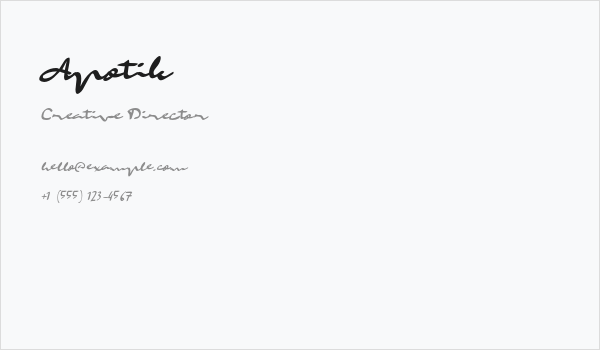 Apotik Business Card