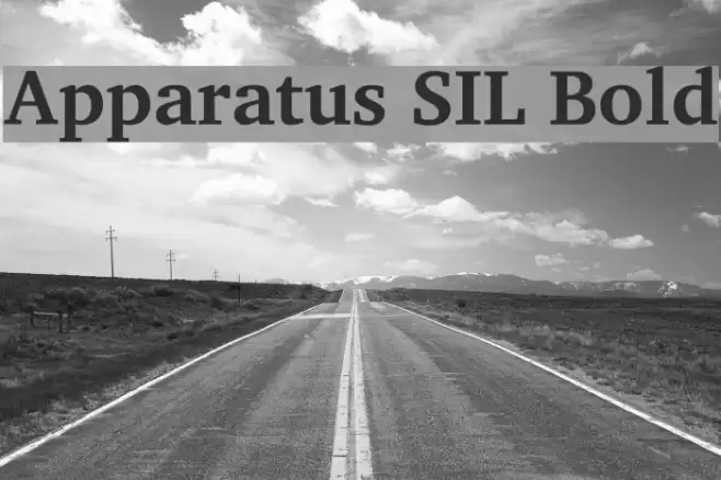 Apparatus SIL Bold examples