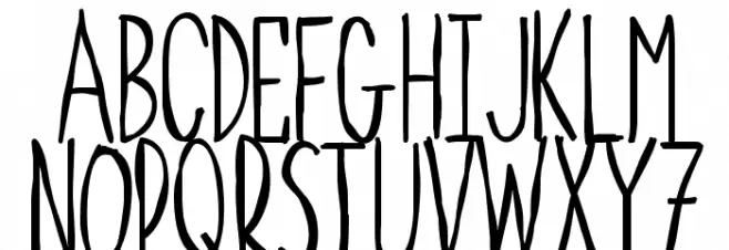 Apparitions Schriftart Groß