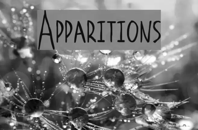 Apparitions Font examples