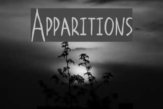 Apparitions Font examples