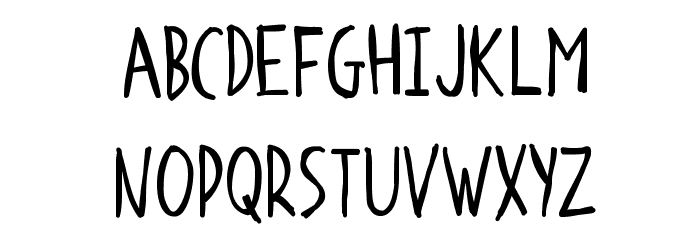 Apparitions Font LOWERCASE