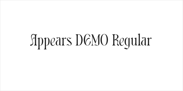 Appears DEMO Regular Logo