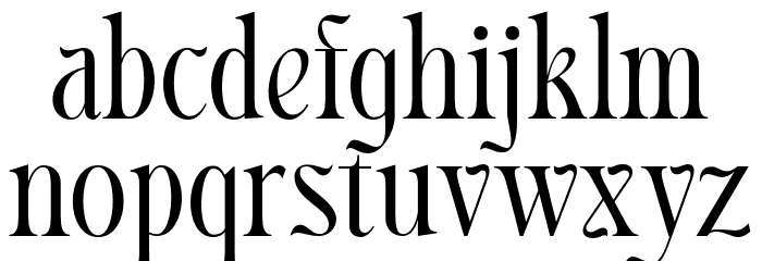 Appears DEMO Regular Font LOWERCASE