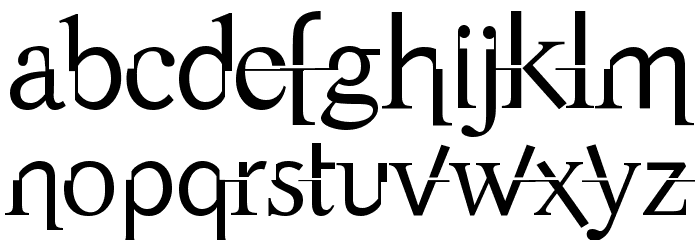Appendix Normal フォント 小文字