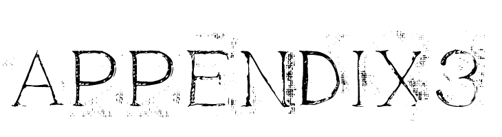 Appendix3  Descarca Fonturi Gratis