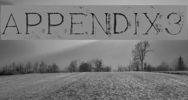 Appendix3 फ़ॉन्ट examples