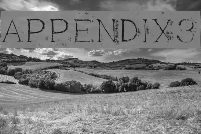 Appendix3 फ़ॉन्ट examples