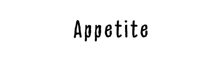 Appetite Font