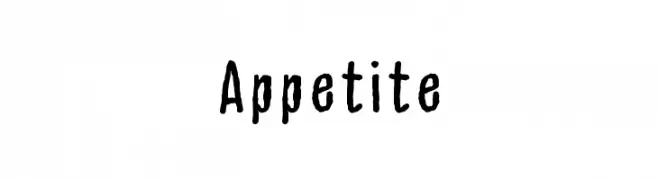 Appetite 