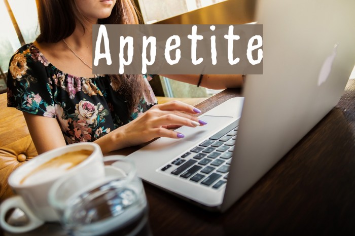 Appetite Font examples
