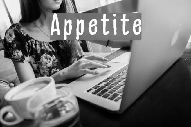 Appetite フォント examples