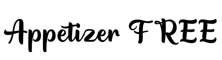 Appetizer FREE  font caratteri gratis