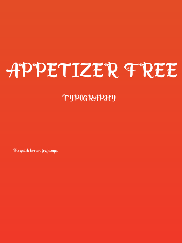 Appetizer FREE Poster