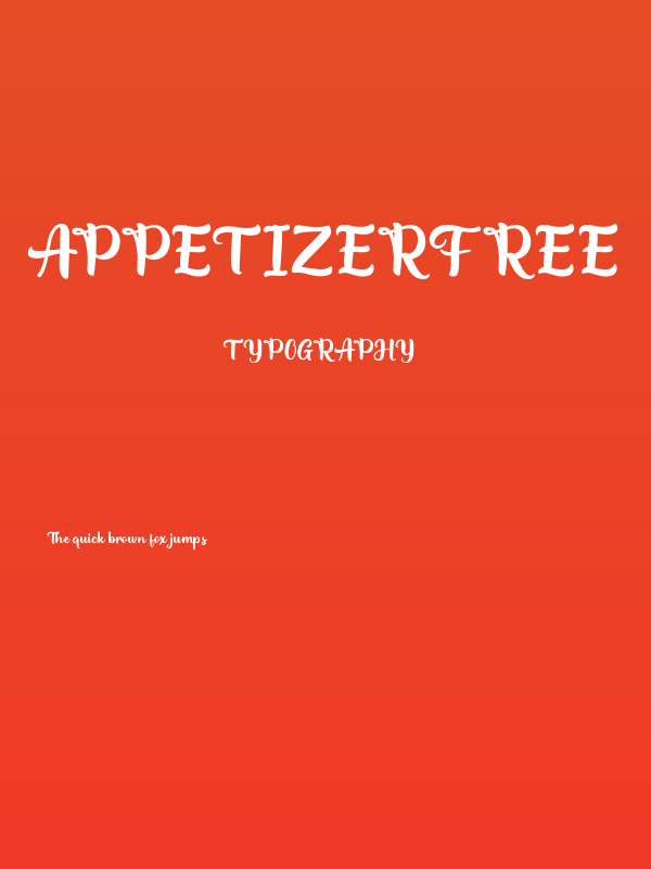 AppetizerFREE Poster