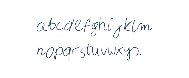 ApplauseFont Lowercase