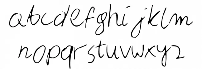 ApplauseFont Font LOWERCASE