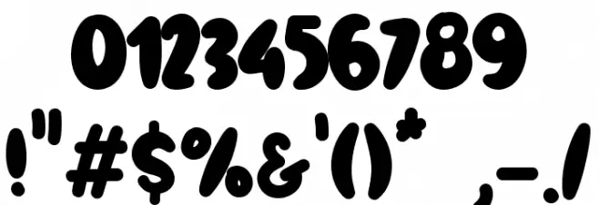 Apple Crush फ़ॉन्ट अन्य घर का काम