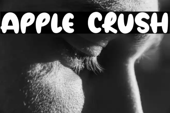 Apple Crush फ़ॉन्ट examples